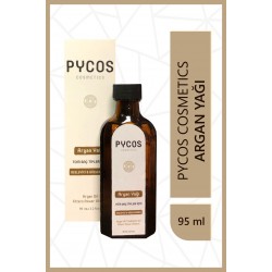 PYCOS Argan Yağı 95 Ml, Yıpranmış Ve Yavaş Uzayan Saçlara Özel Besleyici Bakım Yağı
