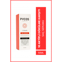 PYCOS 10 Aktifli Yıpranmış Ve Dökülen Saçlara Özel Onarıcı - Güçlendirici Saç Bakım Serumu 50ml