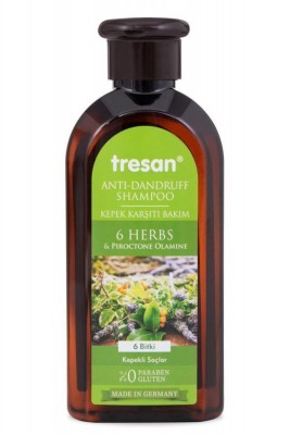 Tresan 6 Bitki Kompleksi Kepek Karşıtı Bakım Şampuanı - Kepeğe Eğilimli Saçlar 300 ml Tresan 6 Bitki Kompleksi Kepek Karşıtı Bakım Şampuanı - Kepeğe Eğilimli Saçlar 300 ml