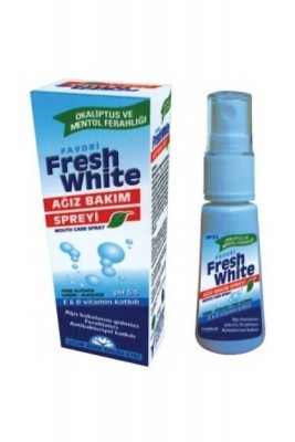 Fresh White Ağız Bakım Spreyi 30 ml Fresh White Ağız Bakım Spreyi 30 ml