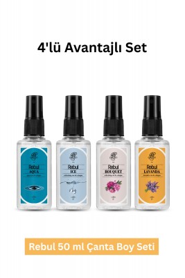 Rebul Aqua+Bouquet+Ice+lavanda Kolonya 50 Ml 4 adet