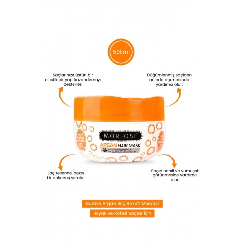 Morfose Argan Saç Maskesi 500 ml