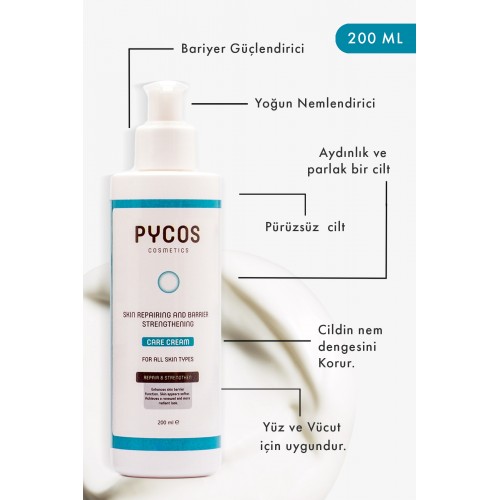 Bariyer Onarıcı ve Güçlendirici Cilt Bakım Kremi 200 ML, Hyaluronik Asit, Panthenol, Ceramid Bariyer Onarıcı ve Güçlendirici Cilt Bakım Kremi 200 ML, Hyaluronik Asit, Panthenol, Ceramid