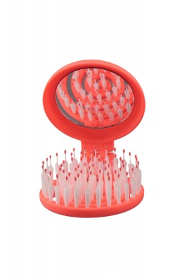 PROCO Beauty Makaron EXTENSION-Üç Boyutlu 3D Esnek Aynalı Çanta Boy Saç Fırçası-KAYNAK SAÇLARA ÖZEL