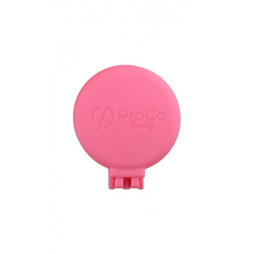 PROCO Beauty Makaron EXTENSION-Üç Boyutlu 3D Esnek Aynalı Çanta Boy Saç Fırçası-KAYNAK SAÇLARA ÖZEL