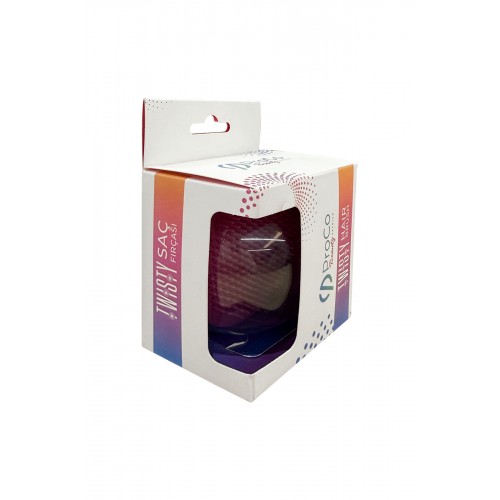 PROCO BEAUTY PREMIUM TWISTY MASAJ SAÇ FIRÇASI - KENDİNİ TEMİZLEYEN - SAÇ BAKIM FIRÇASI