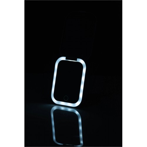 PROCO Beauty Pro Dokunmatik LED Işıklı Katlanabilen Makyaj Aynası-Şarj Edilebilir Uzun Kullanım Ömrü