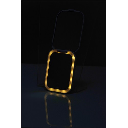 PROCO Beauty Pro Dokunmatik LED Işıklı Katlanabilen Makyaj Aynası-Şarj Edilebilir Uzun Kullanım Ömrü