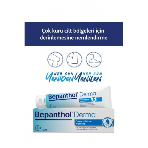 Bepanthol Onarıcı Bakım Merhemi 30gr L Çok Kuru Ciltler Ve Tahrişe Yatkın Bölgeler Için Bakım