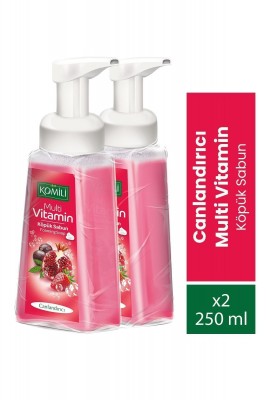 Komili Canlandırıcı Köpük Sabun Multi Vitamin 250 ml 250 ml Komili Canlandırıcı Köpük Sabun Multi Vitamin 250 ml 250 ml