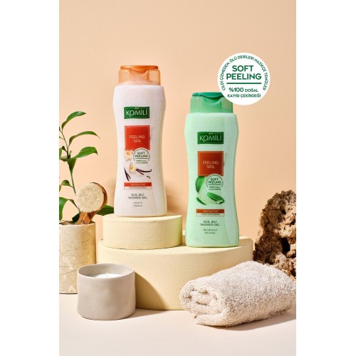 Komili Duş Jeli Tanışma Paketi 6lı Set - Yeni Seri - Vegan - 6 X 500 ML