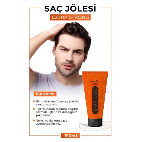 Morfose Extra Strong Saç Jölesi 150 ml - Hızlı Tutuş