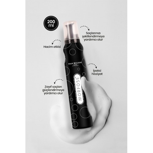 Morfose Extra Strong Saç Köpüğü 200 ml