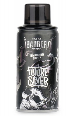 Barber Marmara Geçici Renkli Saç Spreyi Gümüş 150 ml