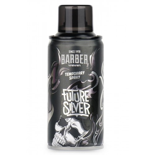 Barber Marmara Geçici Renkli Saç Spreyi Gümüş 150 ml