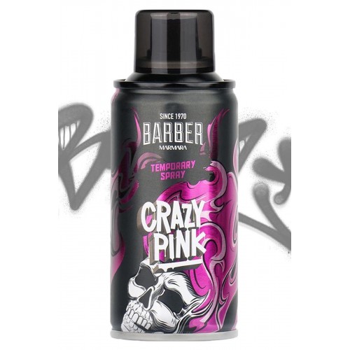 Barber Marmara Geçici Renkli Saç Spreyi Pembe 150 ml