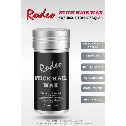 Hair Stick Wax 75 Gr , Saç sabitleyici ve Şekillendirici