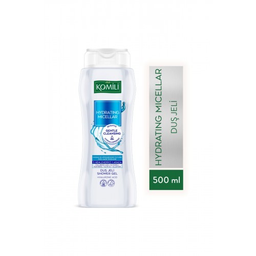 Hydrating Micellar Duş Jeli - Hassas ve Nazik Temizleme - Vegan - 500 ML