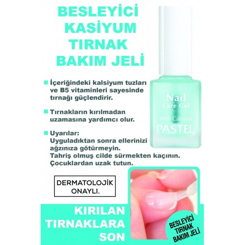 Pastel Kalsiyumlu Tırnak Bakım Jeli