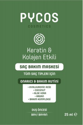 Keratin-Kolajen Etkili Yoğun Saç Bakım Maskesi, Yıpranmış-Kuru-Cansız Saçlara Özel 3ADET Keratin-Kolajen Etkili Yoğun Saç Bakım Maskesi, Yıpranmış-Kuru-Cansız Saçlara Özel 3ADET