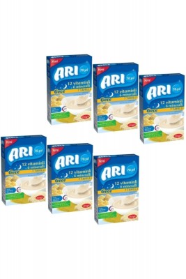 ARI Mama 7 Tahıllı Sütlü (gece) 250 Gr X 6 Adet ARI Mama 7 Tahıllı Sütlü (gece) 250 Gr X 6 Adet
