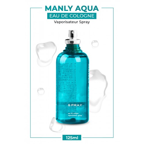 Morfose Manly Eau De Cologne Men Aqua 125 ml