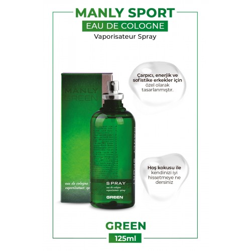 Morfose Manly Eau De Cologne Men Green 125 ml