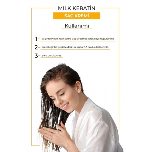 Morfose Milk Therapy Keratin Saç Bakım Kremi 1000 Ml - Saç Dökülmesi Önleyici, Besleyici, Koruyucu Etki
