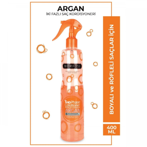 Morfose Çift Fazlı Argan Turuncu Fön Suyu 400 Ml