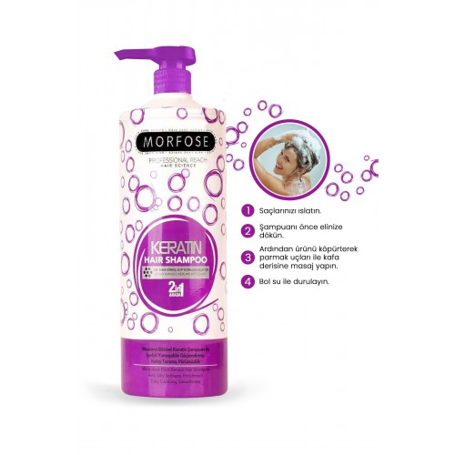 Morfose Haır Shampoo Keratin 1000 ml