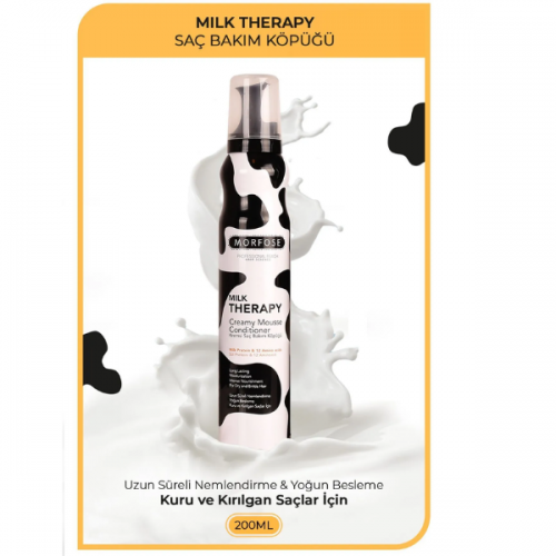 MORFOSE MILK THERAPY KREMSİ SAÇ BAKIM KÖPÜĞÜ 200ML