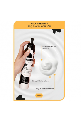 MORFOSE MILK THERAPY KREMSİ SAÇ BAKIM KÖPÜĞÜ 200ML MORFOSE MILK THERAPY KREMSİ SAÇ BAKIM KÖPÜĞÜ 200ML