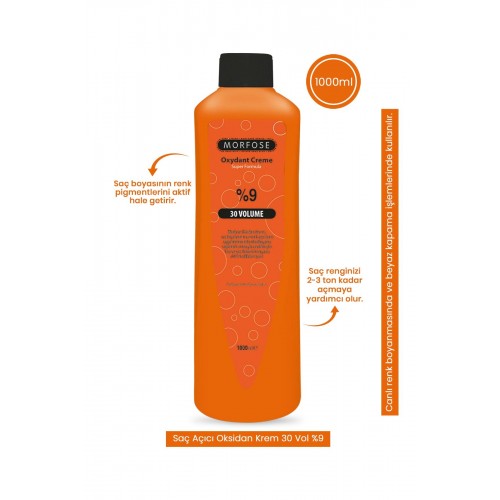 Morfose Oksidan Krem 30 Volume 1000 Ml