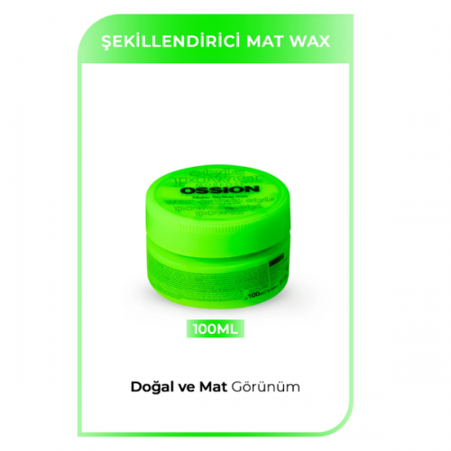 Morfose Ossion Mat Saç Şekillendirici Wax 100 ml