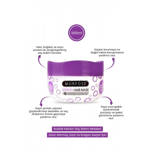 Morfose Saç Maskesi Keratin 500 ml Morfose Saç Maskesi Keratin 500 ml