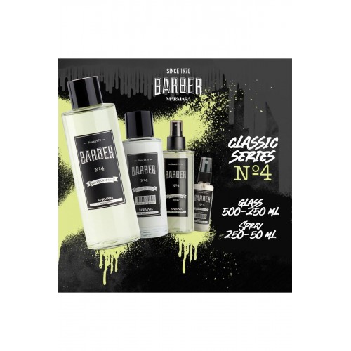 Barber Marmara No.4 Edc Kolonya Cam Şişe 500 ml