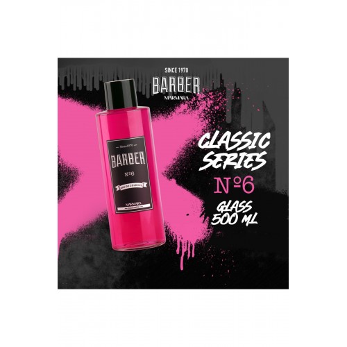 Barber Marmara No.6 Edc Kolonya Cam Şişe 500 ml