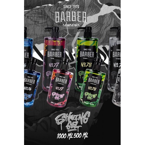 Barber Marmara No.76 Pompalı Tıraş Jeli 500 ml