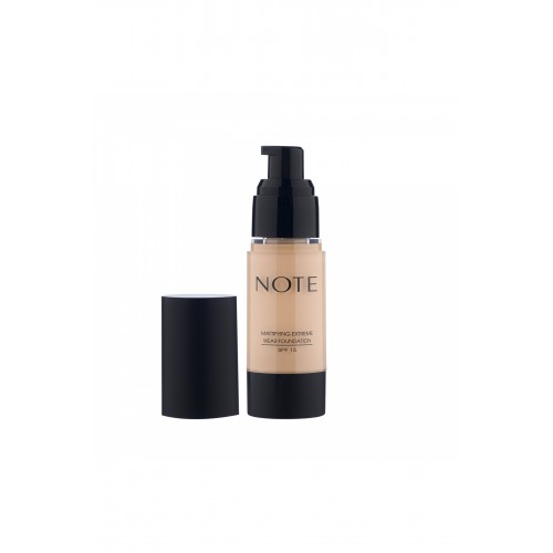 NOTE Mattifying Extreme Wear Mat Bitişli Spf 15 Kapatıcı Fondöten 01 Beige