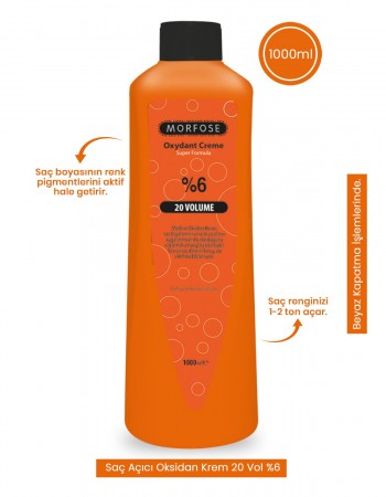 Morfose Oksidan Krem 20 Volume 1000 ml