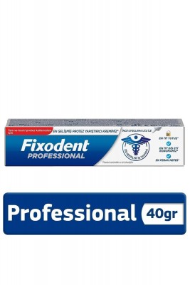 Fixodent Professional Protez Yapıştırıcı Krem 40 Ml Fixodent Professional Protez Yapıştırıcı Krem 40 Ml