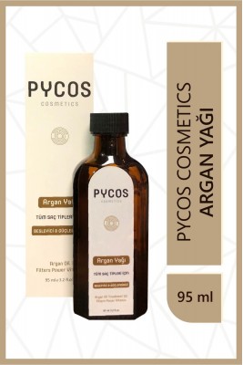 PYCOS Argan Yağı 95 Ml, Yıpranmış Ve Yavaş Uzayan Saçlara Özel Besleyici Bakım Yağı PYCOS Argan Yağı 95 Ml, Yıpranmış Ve Yavaş Uzayan Saçlara Özel Besleyici Bakım Yağı
