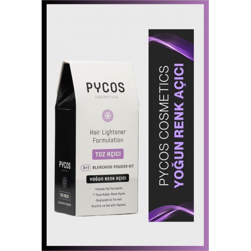 PYCOS Saç Açıcı,renk Açıcı,toz, Açıcı, Oksidan Saç Rengi Açma Seti, Toz Oryal 1 Adet PYCOS Saç Açıcı,renk Açıcı,toz, Açıcı, Oksidan Saç Rengi Açma Seti, Toz Oryal 1 Adet