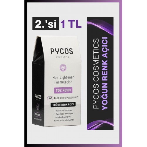 PYCOS Saç Açıcı,renk Açıcı,toz, Açıcı, Oksidan Saç Rengi Açma Seti, Toz Oryal 1 Adet PYCOS Saç Açıcı,renk Açıcı,toz, Açıcı, Oksidan Saç Rengi Açma Seti, Toz Oryal 1 Adet
