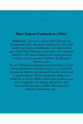 Rebul Aqua EDC Kolonya 125 ml Pet Şişe