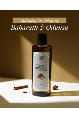 Rebul Dark Spice EDC Kolonya 250 ml Cam Şişe