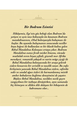 Rebul Mandarine EDC Kolonya 50 ml Pet Şişe