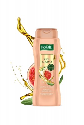 KOMİLİ Rich Aroma Nourish&Relax Duş Jeli - İncir Çekirdeği&Zeytinyağı - Kalıcı Parfüm Etkili-500 ML KOMİLİ Rich Aroma Nourish&Relax Duş Jeli - İncir Çekirdeği&Zeytinyağı - Kalıcı Parfüm Etkili-500 ML