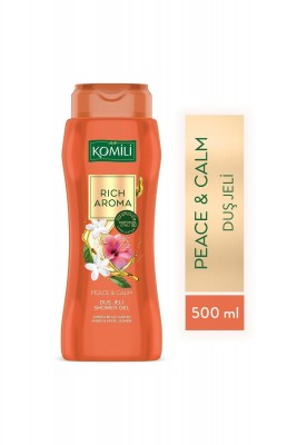 Komili Rich Aroma Peace&Calm Duş Jeli - Amber&Beyaz Yasemin - Kalıcı Parfüm Etkili - Vegan - 500 ML Komili Rich Aroma Peace&Calm Duş Jeli - Amber&Beyaz Yasemin - Kalıcı Parfüm Etkili - Vegan - 500 ML