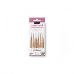 The Humble Co Interdental Bamboo Brush 6-Pack 0 - 0.40 mm -Lila